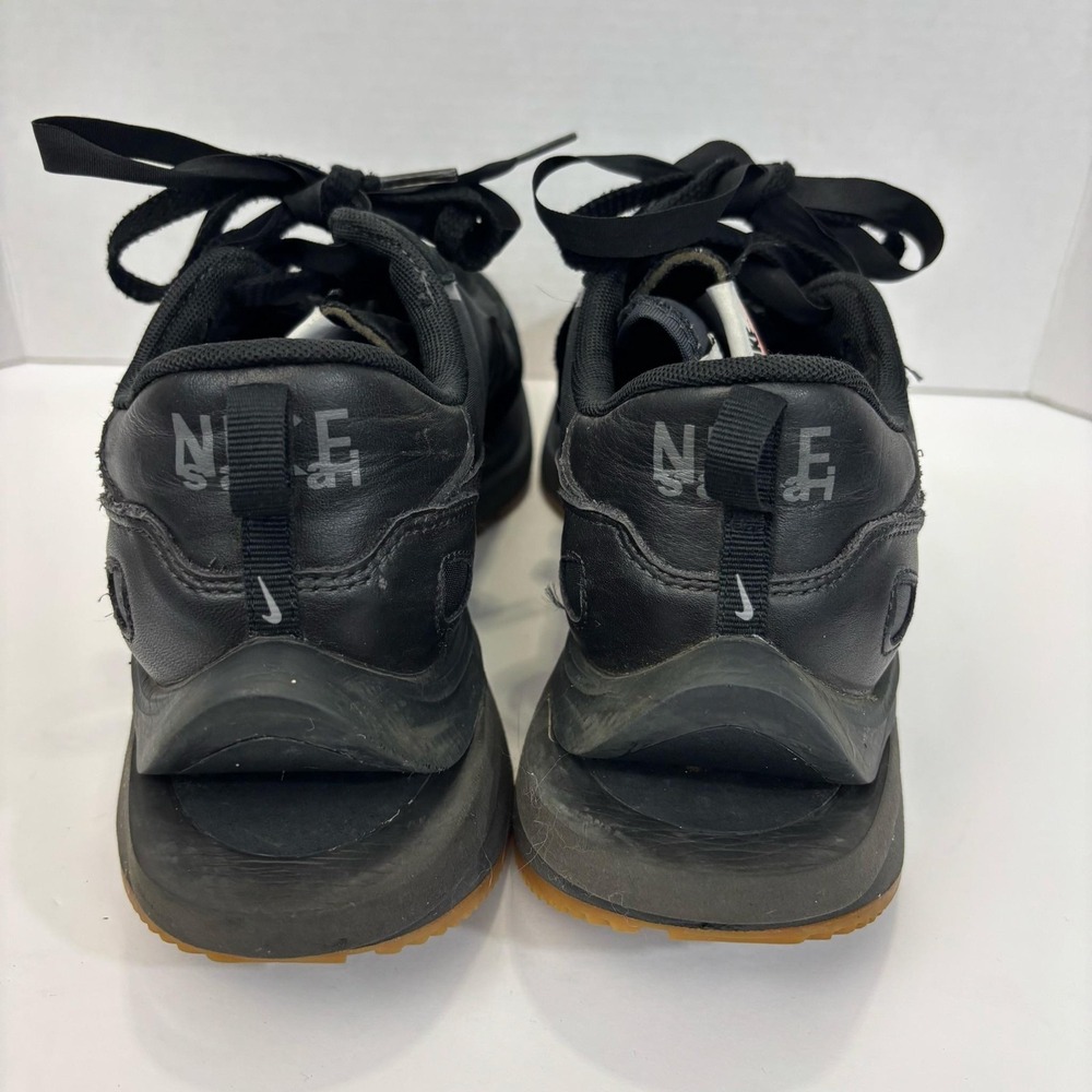 Nike Sacai Vaporwaffle Shoes Mens Size 12 Black Gum Sole Sneakers DD1875-001 - Picture 12 of 16